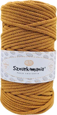 Obrázek produktu pro Bavlněná šňůra s jádrem 5mm 100m, makramé příze, makramé šňůra, háčkovaná šňůra, makramé šňůra, přírodní příze, 5mm šňůra, pletená bavlněná šňůra, ruč
