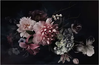 Produktbild von Leinwandbild - Mehrfarbig - 118 x 78 cm - Blumen