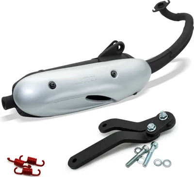 Produktbild von Auspuffanlage LeoVince SITO schwarz matt Stahl mit ABE für Peugeot Kisbee 50