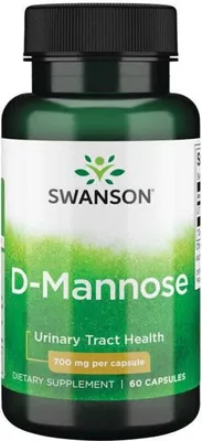Zdjęcie produktu dla D-Mannoza 700 mg 60 kapsułek Swanson Health Products