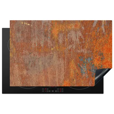 Produktbild von KitchenYeah© Herdabdeckplatte Industriell - Induktionsschutzplatte - Rost - Eisen - Induktionsschutzplatte , 80x52cm, Küche Deko, Glaskeramikkochfeld Herdabdeckung, Abdeckplatte fùr Kochfeld