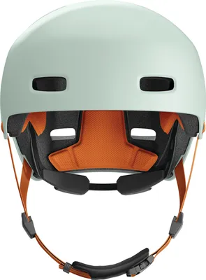 Produktbild von ABUS Fahrradhelm XOXO - Cityhelm im Skater-Look - Helm für Skateboard, Fahrrad, cooter - mit optimiertem Kinnpolster - für Jugendliche und Erwachsene - Grün, Größe S (51-55 cm)