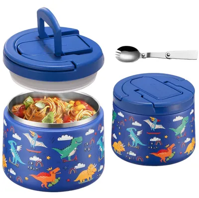 Immagine prodotto di Omgoods - Contenitore termico per alimenti - Lunchbox a prova di perdite per bambini