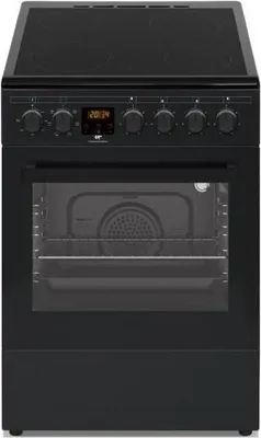 Image de Cuisiniere vitrocéramique CONTINENTAL EDISON CECV50FCB - 4 feux -  L49.5 x H82.7 xP58 cm - Noir