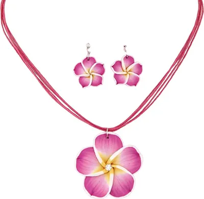 Zdjęcie produktu dla Zestaw Bohemian Flower - Różowa Biżuteria KP29719