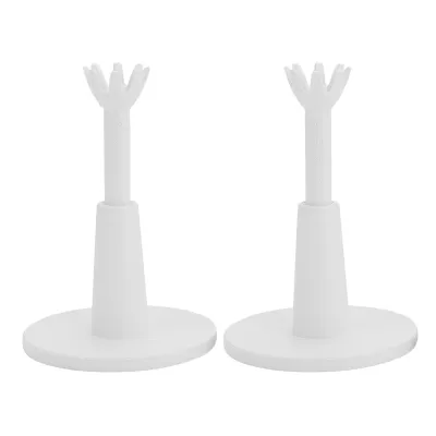 Produktbild von 2 Stück höhenverstellbare Golf Tees, Trainingszubehör für Sport, weiß