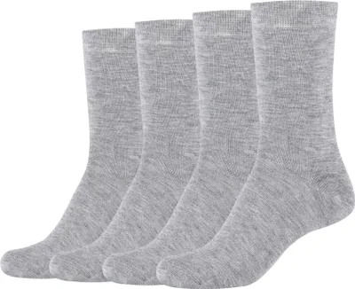 Produktbild von Camano Socken Silky Feeling im praktischen 4er Pack grey 35-38