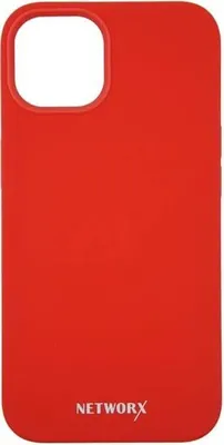 Immagine prodotto di Custodia in silicone Networx, cover protettiva con MagSafe, per iPhone 13 Pro Max, rosso