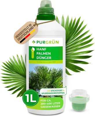 Produktbild von Purgrün Hanfpalmen Dünger | Flüssigdünger für Wachstum | 1L