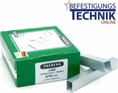 Produktbild von Prebena Klammern A18CNK A 80/18mm verzinkt für 1GP-A25 KL-01 4M