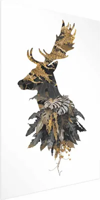 Produktbild von Posterpapier Poster - Forest Deer 60x90 cm Tiere b-C-0406-ao-a