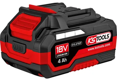 Produktbild von KS Tools 18-V-Lithium-Ionen-Akku mit 4 Ah für Elektrowerkzeuge