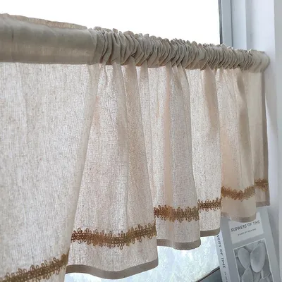 Image de Rideaux en lin pour décoration de fenêtres