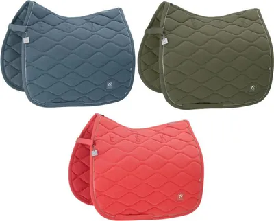 Produktbild von Eskadron Classic Sports Schabracke " DENIM " Form - Dressur Farbe - steelblue