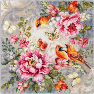Obrázok produktu pre Sada na krížové vyšívanie „Summer Symphony“ z edície Magic Needle Zweigart, s počtom stehov, na vlastnú výrobu, 40 x 40 cm