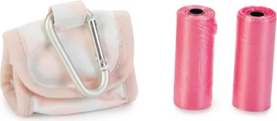 Produktbild von Beeztees Puppy Kottütenspender mit Tasche rosa