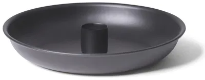 Produktbild von Novaliv Stabkerzenhalter Deko Schale SCHWARZ 13cm Dekoschale Kerzenständer Weihnachtliche Tischdekoration Adventskranz scandic chic Kerzenteller Tafelkerzen Kerzenpin candle holder Kerzenpick