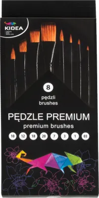 Obrázok produktu pre Súprava 8 kusov kefiek Kidea premium