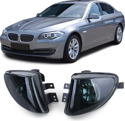 Immagine prodotto di Fari fendinebbia in vetro trasparente nero fumo per BMW F10 F11 / GT F07 10-13