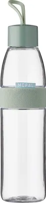 Produktbild von Mepal - Wasserflasche Ellipse - Wiederverwendbare Trinkflasche - Auslaufsichere - Geeignet für kohlensäurehaltige Getränke - BPA-frei - 700 ml - Nordic sage
