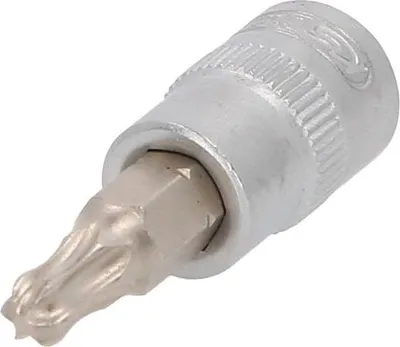 Produktbild von KS TOOLS 1/4" Bit-Stecknuss für Torx-Schrauben mit Kugelkopf T27 - 911.3775