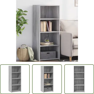 Produktbild von The Living Store Highboard Grau Sonoma 50x41x124 cm Holzwerkstoff