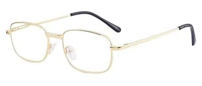 Zdjęcie produktu dla Okulary do czytania prostokątne metalowa oprawka dla