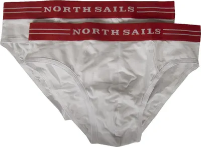 Immagine prodotto di Confezione 2 slip bipack mutanda uomo elastico a vista underwear NORTH SAILS articolo NS01USP03 BIPACK, I 48 - F 3 - USA S - INT M, Cotone 95%,Spandex 5%