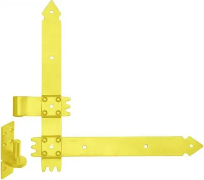 Produktbild von Winkel-Türscharnier, Verzinkt, 400Mm, 2 Stück - Zaw K 40Zn