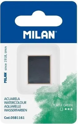 Produktbild von Aquarellfarbe in Würfelform schildpattgrün MILAN