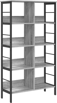 Immagine prodotto di vidaXL Libreria Grigio Sonoma 82 x 32 x 144,5 cm Materiale a base di legno