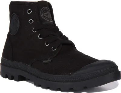 Produktbild von Palladium Pampa Hi Herren Waschung Le wand Stiefel Schwarz Schwarz – undefined / Schwarz Schwarz