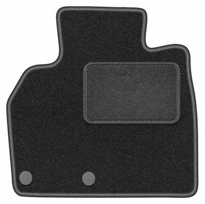 Immagine prodotto di Tappetino guidatore in moquette per Renault Espace IV 2002-2014 (monovolume) – 1 pezzo, grigio grafite, su misura – Wielganizator LUX