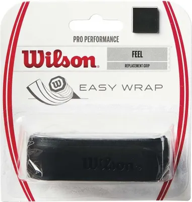 Produktbild von Wilson Pro Performance, Ersatzgriff, Tennis, Schwarz, Einfarbig, Sichtverpackung, 1 Stück(e)