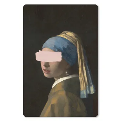 Produktbild von MuchoWow® Mauspad Mousepad Mädchen mit Perlenohrring - Johannes Vermeer - Pastell 18x27 cm - Mousepads - Maus Mat - Pad - Mausunterlage