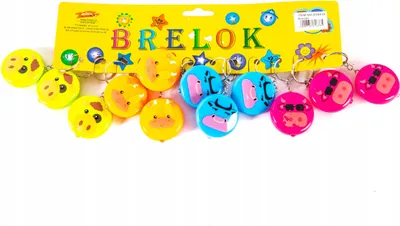 Zdjęcie produktu dla Brelok Do Kluczy Świecący Zestaw 12Szt