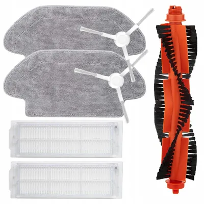 Immagine prodotto di Accessori per aspirapolvere - 7 pezzi - compatibili con VIOMI V2, V3, Xiaomi Vacuum Mop Pro e S10 - Spazzola principale