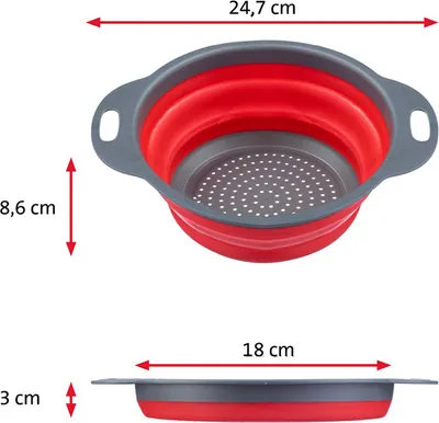 Produktbild von Seiher »Mini« faltbar Ø18 cm EUROHOME®