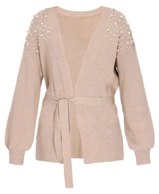 Produktbild von MAIRE damen strickjacke - beige, XS/S