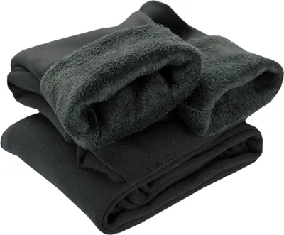 Produktbild von TupTam Mädchen Leggings 2er PACK Winterleggings Thermo Hohe Taille Leggins Gefüttert Fleece, Farbe: 2er Pack Schwarz, Größe: 122