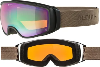 Produktbild von Alpina Double Jack Planet Q-Lite Snowboardbrille Skibrille A7285