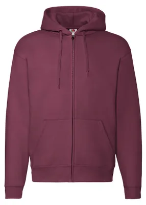 Produktbild von Fruit of the Loom - "Premium" Hoodie mit durchgehendem Reißverschluss für Herren FK2896 (M) (Burgunderrot)