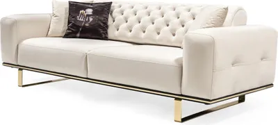 Produktbild von Sofa 3 Sitzer Wohnzimmer Luxus Polster Designer Möbel Chesterfield