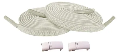 schnuersenkel elastisch weiss creme magnete rosa