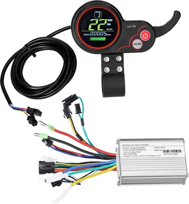 Produktbild von Motor Brushless Controller mit wasserdichtem LCD Display Bedienfeld 24V-48V 350W Brushless Controller Kit fuer Elektro-Fahrradroller