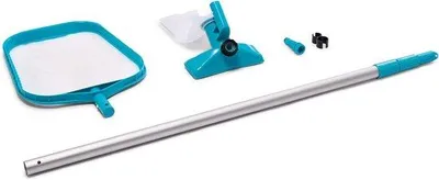 Produktbild von Poolreinigungsbasis für Above-Ground-Pools, Schöpfnetz, Zubehör