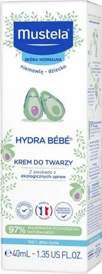 Produktbild von Mustela Hydra Bebe Feuchtigkeitscreme, 40 ml.