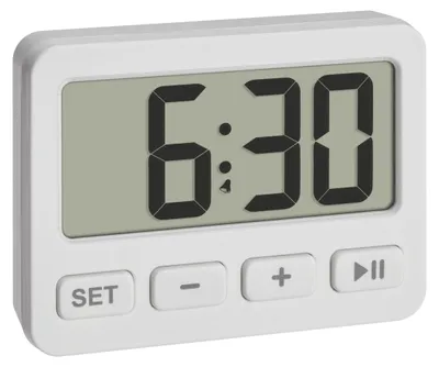 Produktbild von TFA Dostmann Digitaler Miniwecker, 60.2036.02, mit Alarmfunktion, Stoppuhr und T
