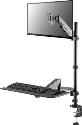 Zdjęcie produktu dla Neomounts DS90-325BL1, Zacisk/przelotka, 9 kg, 43,2 cm (17"), 81,3 cm (32"), 100 x 100 mm, Czarny