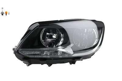 Obrázok produktu pre Johns, Halogénové svetlomety predné pasujú na VW Touran 1T 05/2010 - ľavá žiarovka so žiarovkou